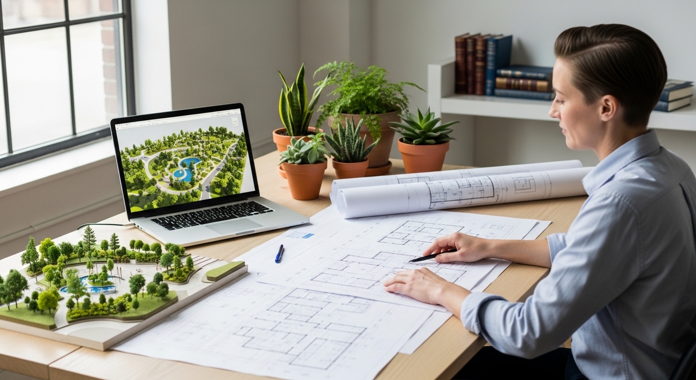 Imagem de destaque do curso Arquitetura da Paisagem