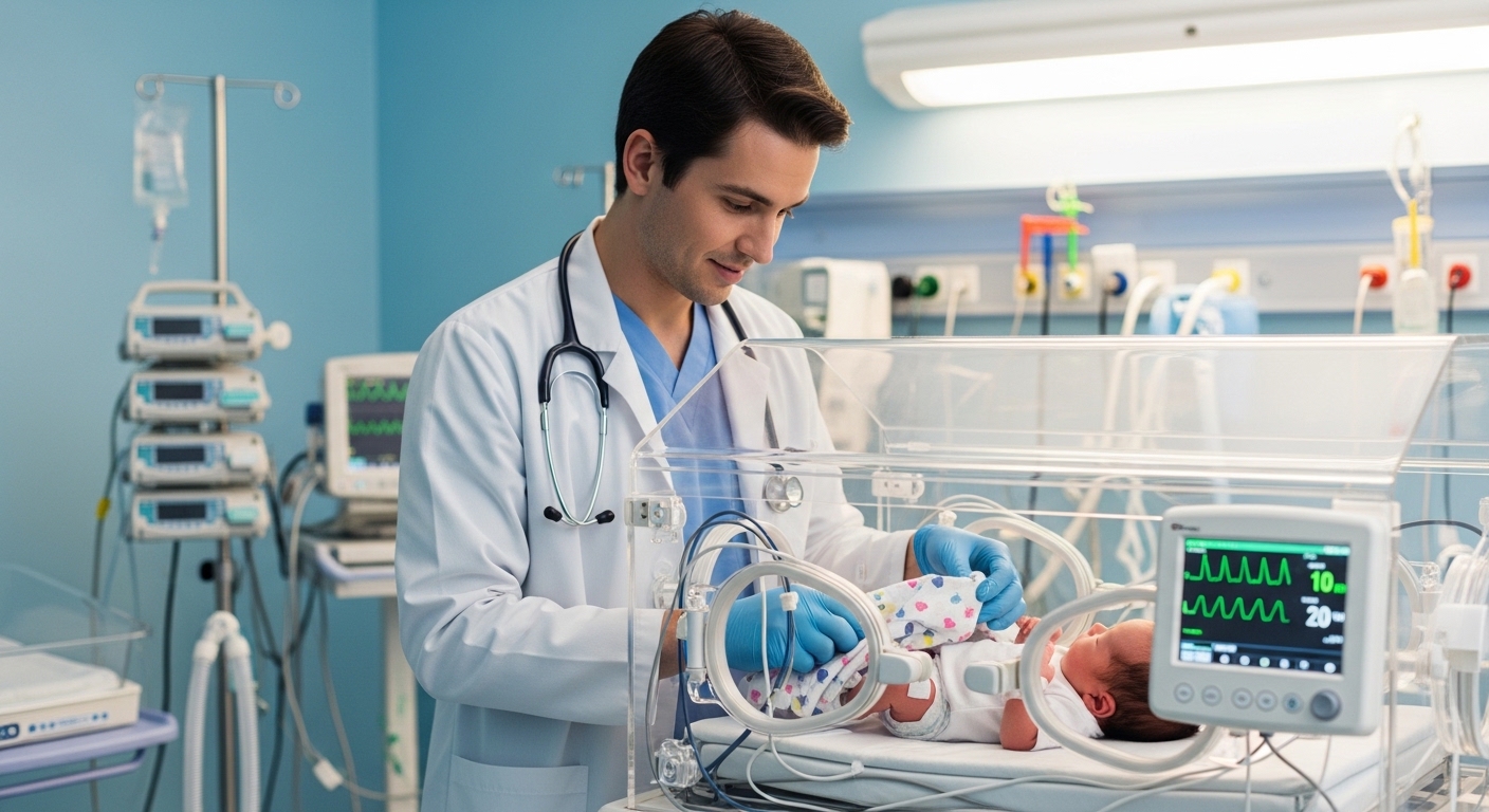Imagem de destaque do curso Fisioterapia Intensiva Neonatal e Pediátrica