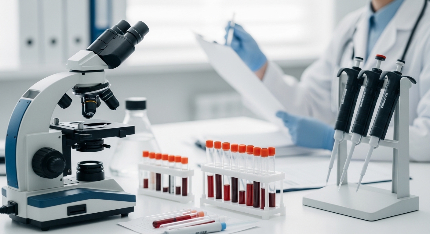 Imagem de destaque do curso Análises Clínicas e Hematologia