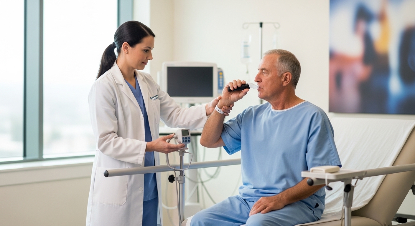Imagem de destaque do curso Fisioterapia Respiratória e Cardiovascular