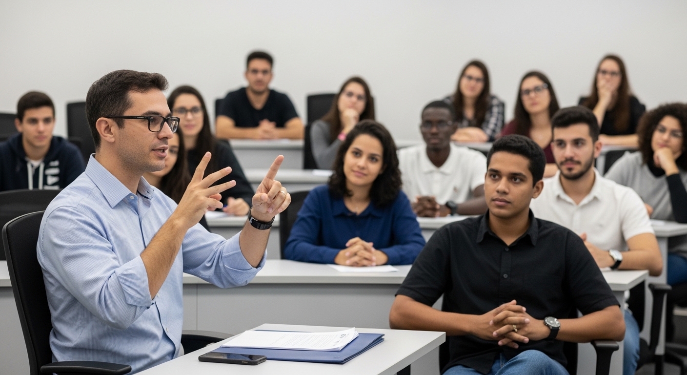 Imagem de destaque do curso Docência do Ensino Superior em Libras