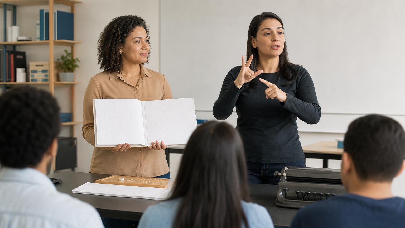 Imagem de destaque do curso Ensino de Braille e Libras