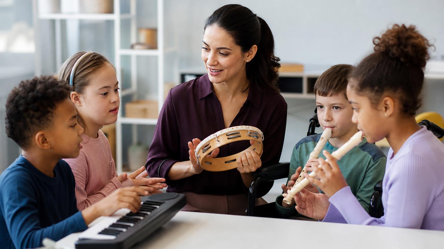 Imagem de destaque do curso Educação Especial e Musical