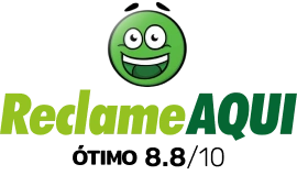 Reclame AQUI com nota ótima 8.3 de 10